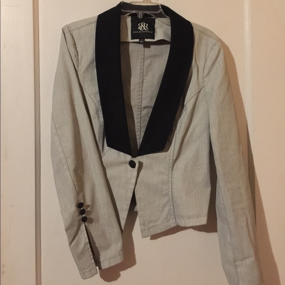 COPY - Rock & Republic grey denim jacket